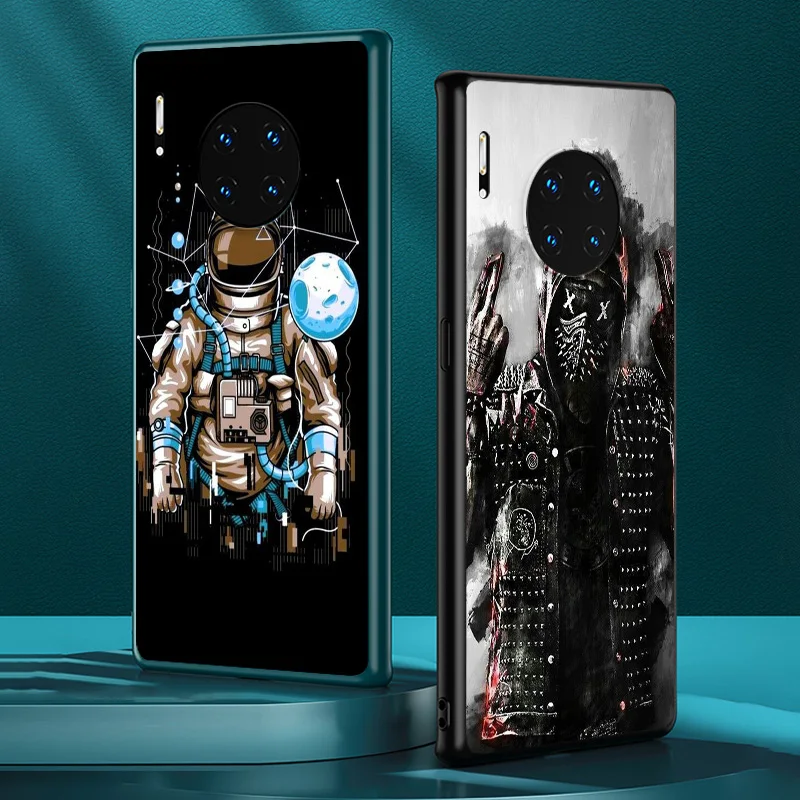 

Hot Man Smile for Huawei Mate 40 RS 30 20 X 10 P Smart Z S Lite Pro Plus 2021 2020 2019 2018 Black Phone Case