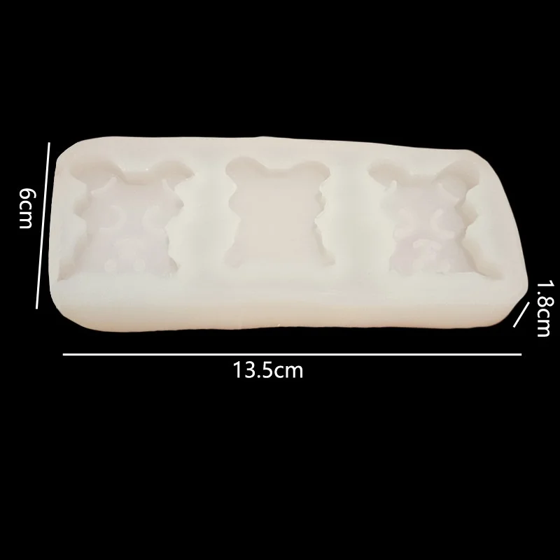 

Bear Sandwich Biscuit Candle Silicone Mold Cream Aromatherapy Resin Mold Candle Wax Soap Making Handmade Diy Crafts