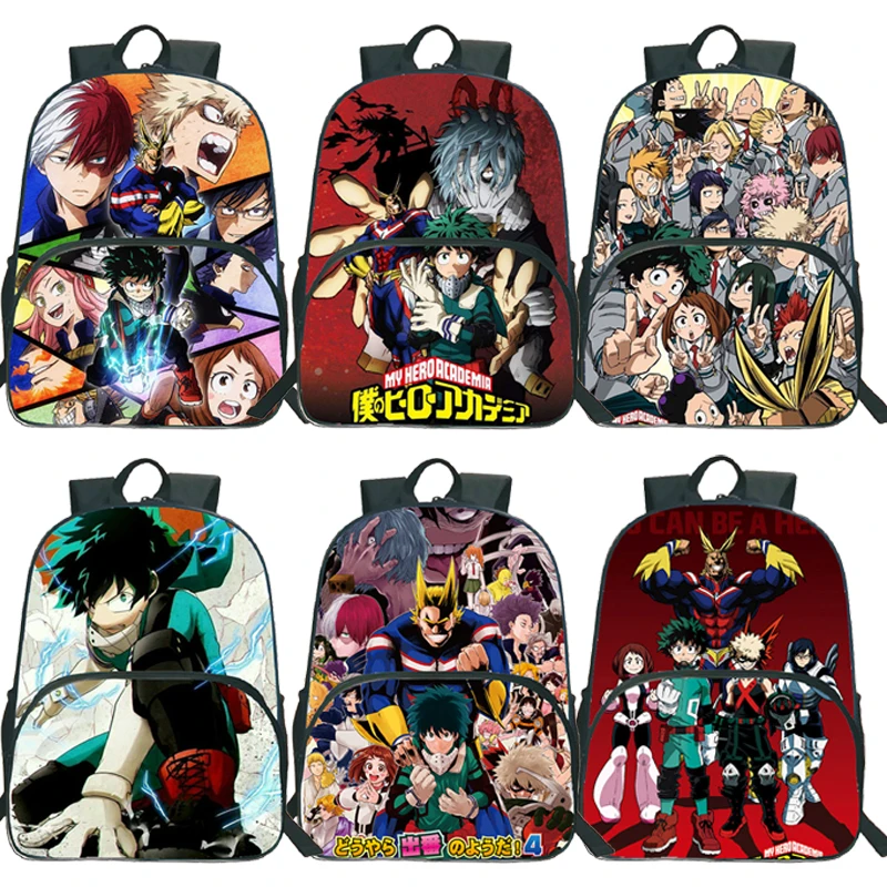 

My Hero Academia Backpack Popular Pattern School Backpack Children Boys Girls Daily Beautiful Traval Bags