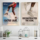 Трэвис Скотт сотрудничество кроссовки Картина на холсте плакаты и принты Настенная картина Минималистичная гостиная украшение для дома