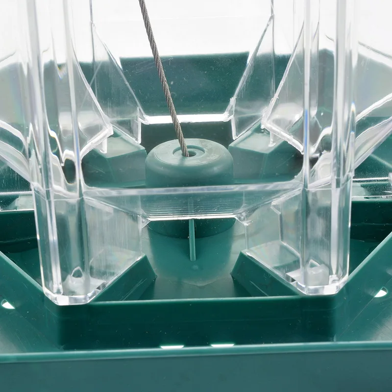 Зеленая подвешивающая кормушка для птиц контейнер еды горячая Распродажа