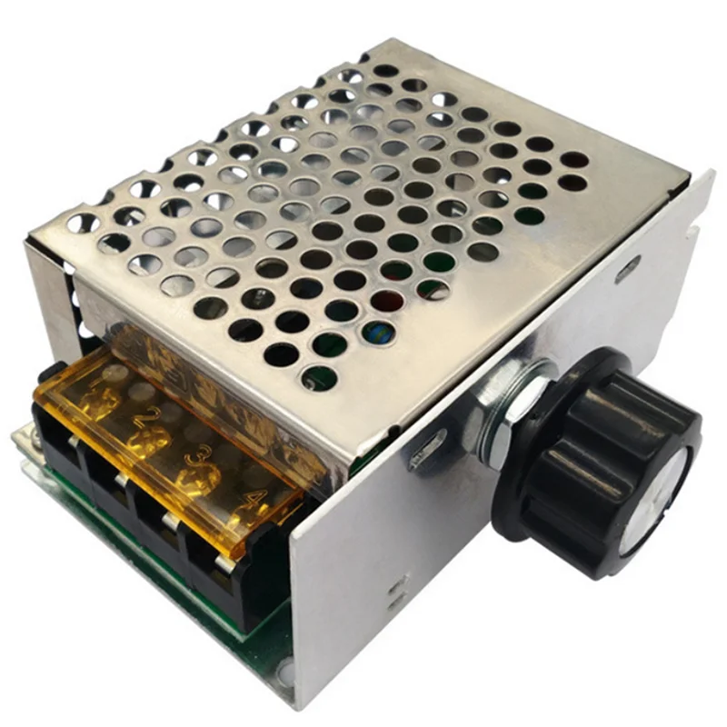 Электронный тиристорный регулятор напряжения переменного тока 4000 Вт высокое