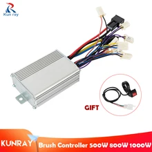 E-bike Brushed Motor DC Controller 24V 36V 48V 250W-1000W Speed Controller For Electric Bicycle Scooter E-bike Accessories