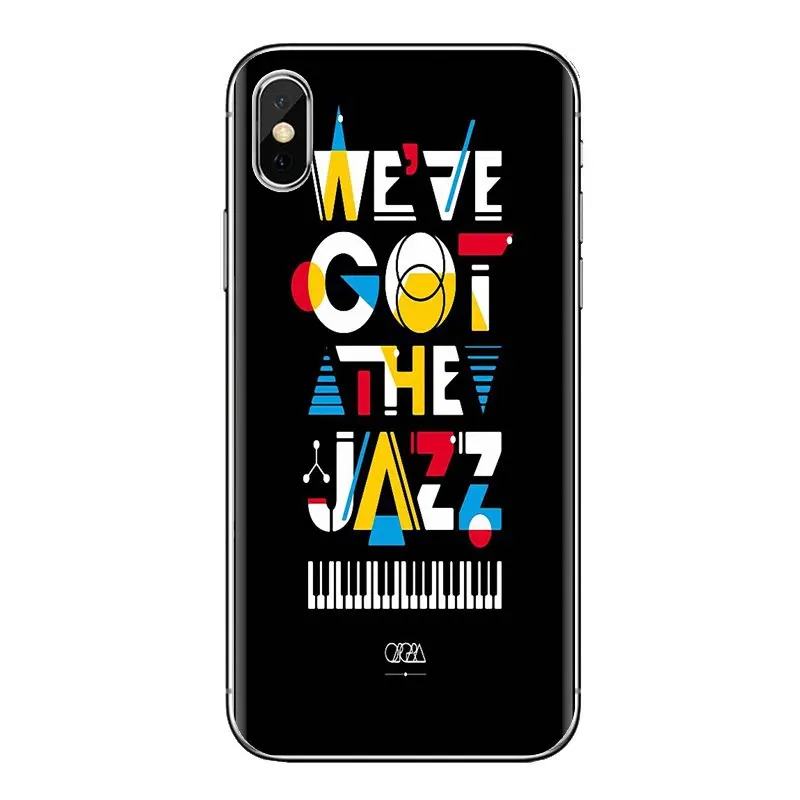 Мягкий ТПУ чехол для Huawei G7 G8 P7 P8 P9 P10 P20 P30 Lite Mini Pro P Smart Plus 2017 2018 2019 Джаз плакат