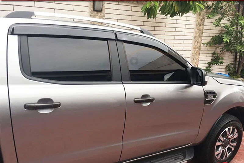 

4 шт для FORD RANGER T6 T7 2012-2018 оконный козырек