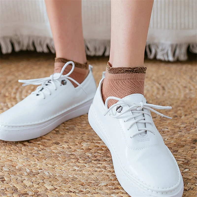 Женские носки-Башмачки из сетчатого материала женские носки летние кружевные