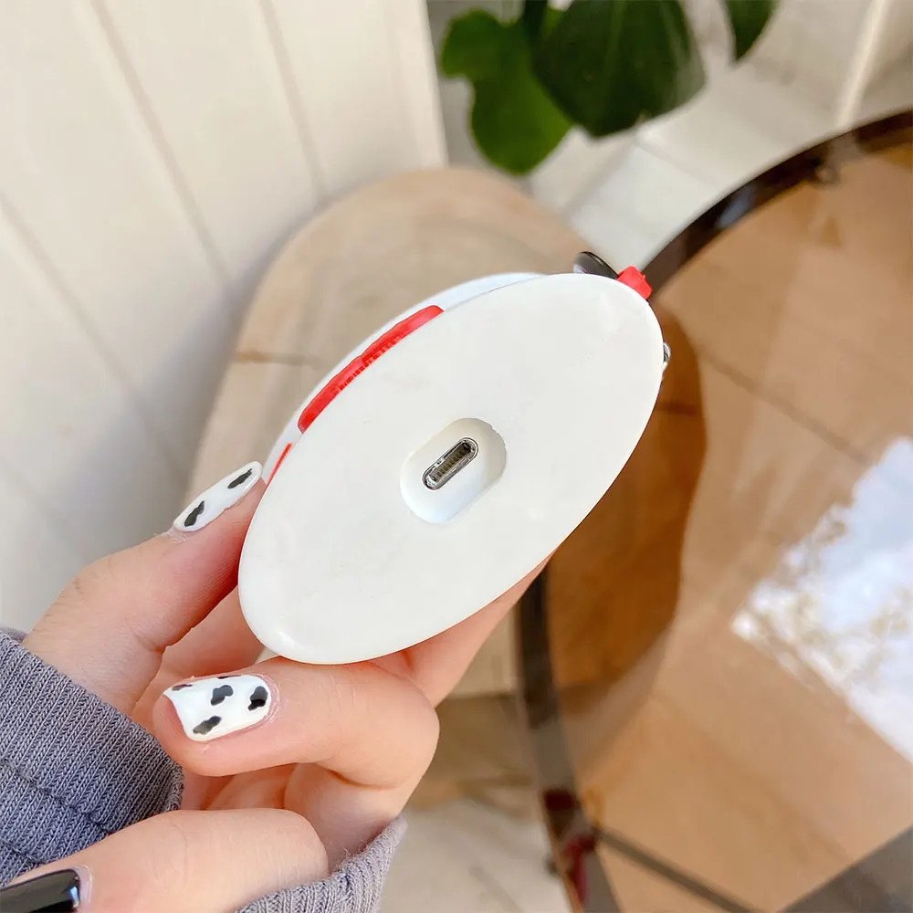 Чехол с 3d-изображением клубники фруктов йогурта напитков для AirPods 1 2 Pro Box мягкий