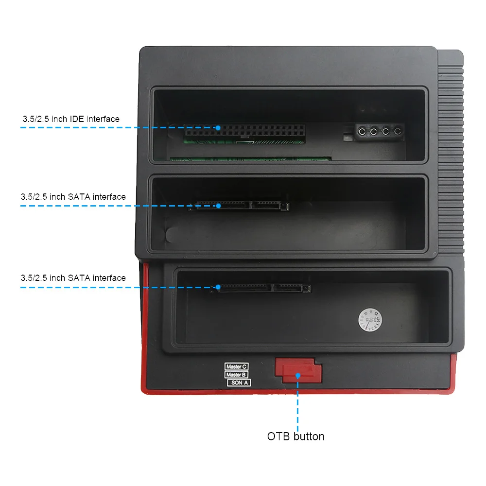 DeepFox 2 5 "/3 5" USB 3 0 до портов SATA 1 IDE порт HDD жесткий диск Док-станция кардридер USB3.0