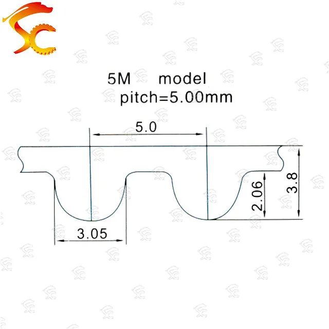Free shipping 15Meters HTD5M timing belt Width 15mm 5M-15mm Color White Polyurethane with steel wire core Open PU 5M | Обустройство