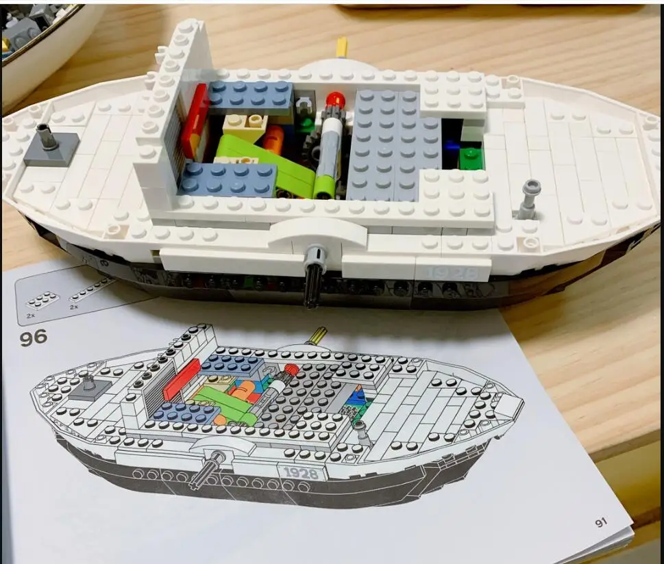 21317 строительные блоки игрушки для детей модель подарка рождественский подарок