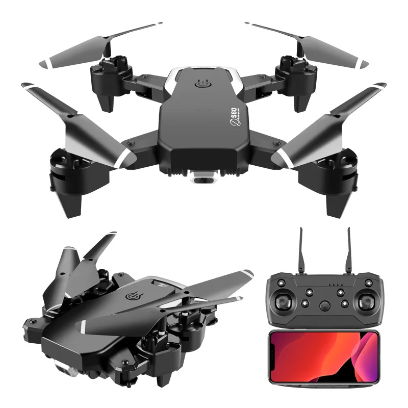 Новый S60 Дрон 4k широкоугольная камера WiFi Fpv двойная Радиоуправляемый