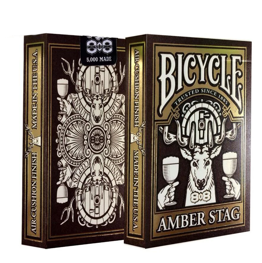 

Bicycle Amber Stag Club 808 Playing Cards Deck Magic Regular Playing Cards poker Standard Decks Magic Trick