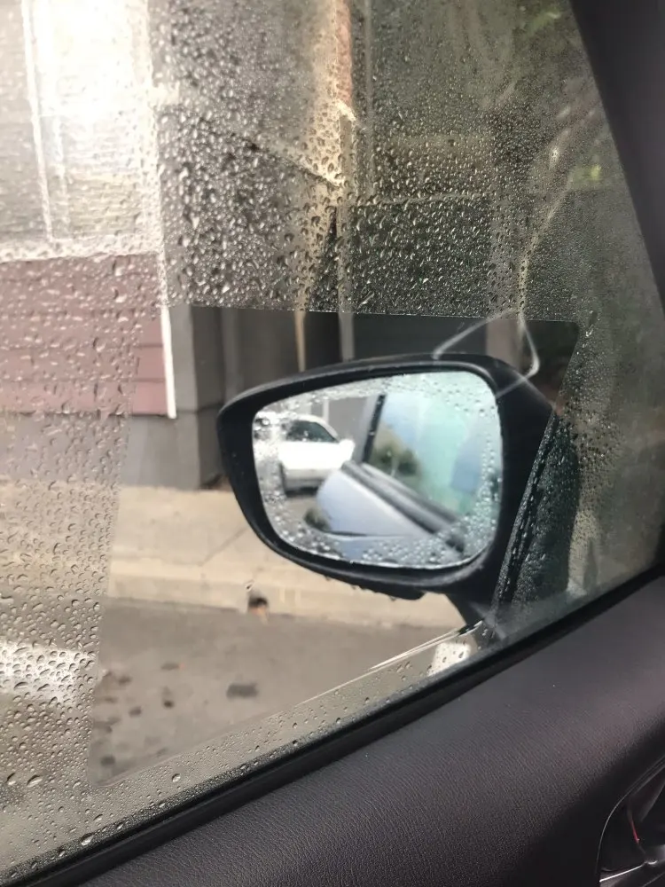 2Pcs Car Rear Mirror Protective Film Anti Fog Window Clear Rainproof Rear View Mirror Protective Soft Film Auto Accessories