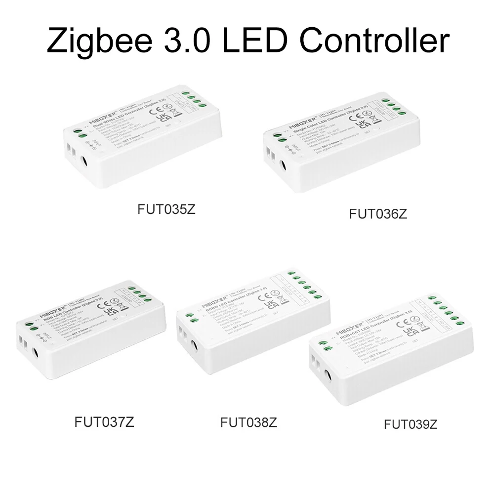 Miboxer Milight Zigbee диммер Одноцветный двойной белый RGB RGBW светодиодный контроллер FUT035Z