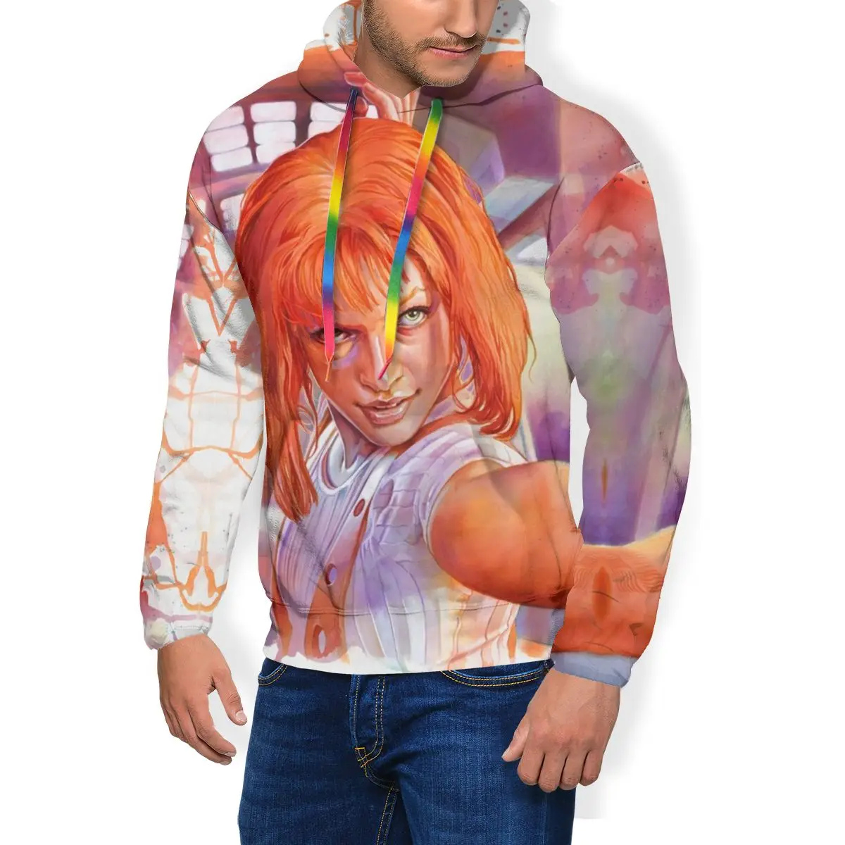 

Толстовка Leeloo Мужская, с капюшоном, XXXL
