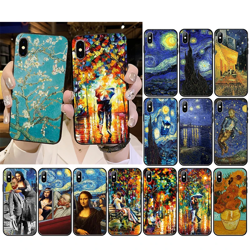 

Van gogh Starry Night Phone Case For iPhone 13 12 Pro Max SE2 11 11Pro XS MAX XR 7 8 Plus Case