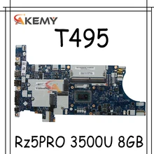 Akemy For Lenovo ThinkPad T495 Notebook Motherboard FA495 NM-C131 CPU Rz5PRO 3500U RAM 8GB Tested testing FRU 02DM035 02DM034