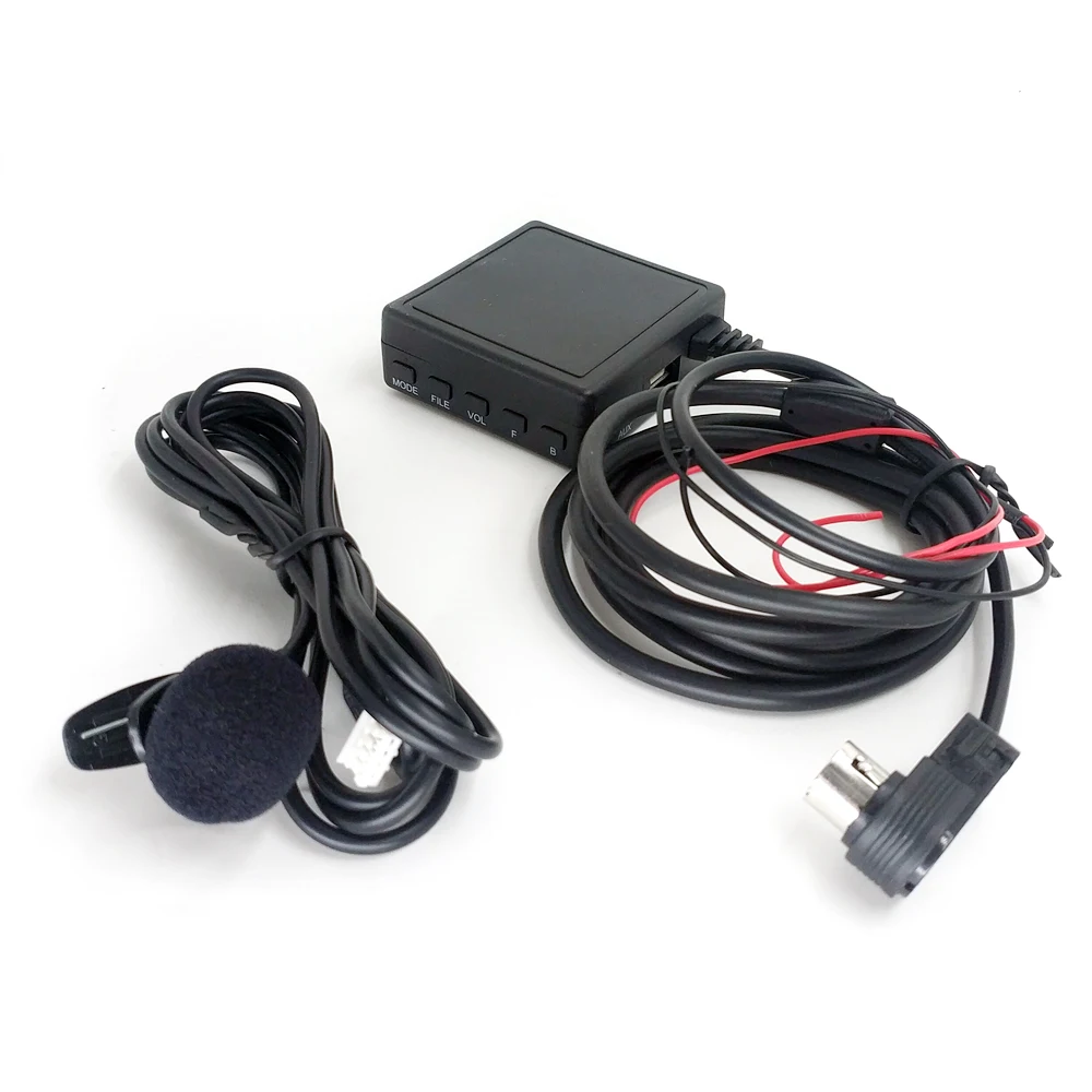 Biurlink для Alpine KCA-121B AUX Замена AI-NET порт микрофон беспроводной Bluetooth Hands Free микрофон аудио Aux адаптер кабель
