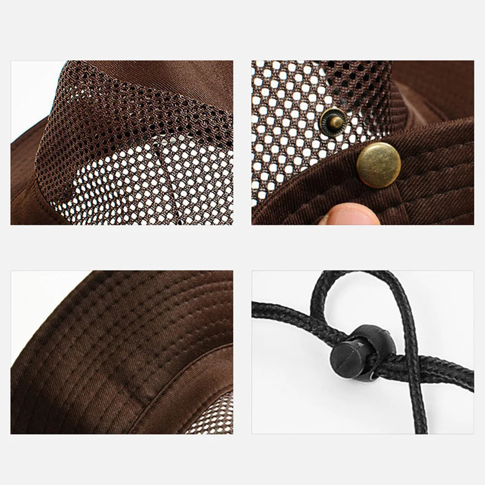 

Unisex Sun Hats for Women Men Summer Breathable Camo Print Mesh Sun Protection Hat Wide Brim Boonie Hat Outdoor Hunting Cap