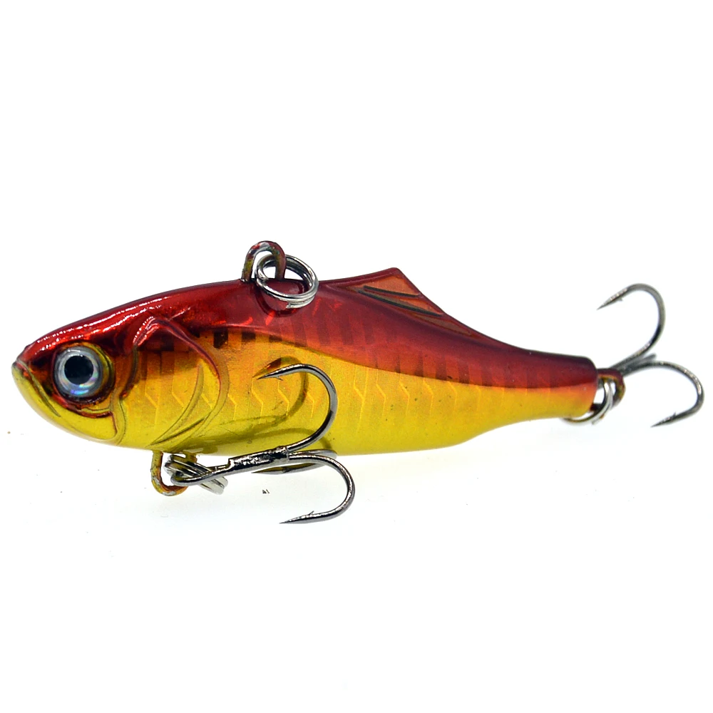 

SEAYOU Long Casting 73mm 21g Sinking VIB Metal Lures Artificial Hard Fishing Baits with 3D Simulated Eyes Fishing Tackle WLV03