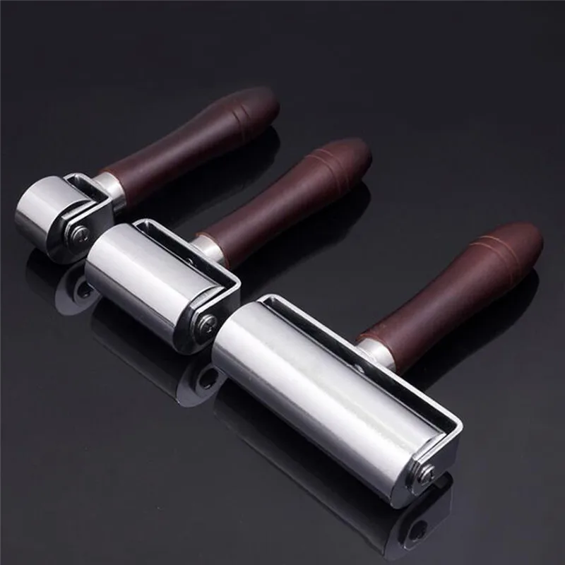 

Hand Roller New Steel Flat Pressure Roller DIY Leather Blank Support Device Platen Roller Wheel Bearing Leather Tools