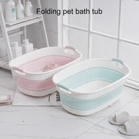 baby shower protable bath tub folding baby shower bathtub portable pet bath tub safety storage basket household bath accessories