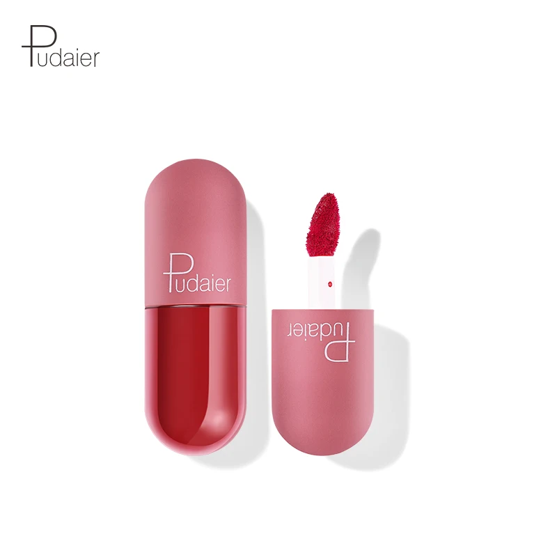 

Pudaier 18 color mini capsule lip glaze velvet misty long-lasting non-stick cup smooth and matte Lipstick Make-up Gift Women