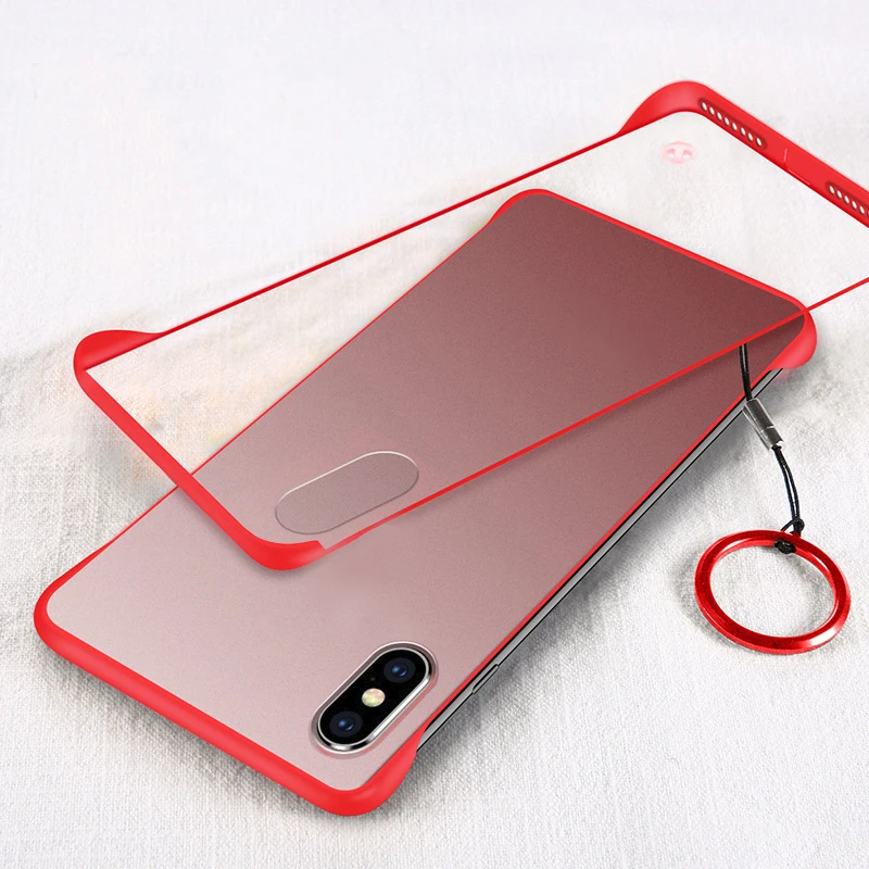I Coque. cover. Чехол для Apple IPhone X XR XS Max Бескаркасный Жесткий ПК материя прозрачный