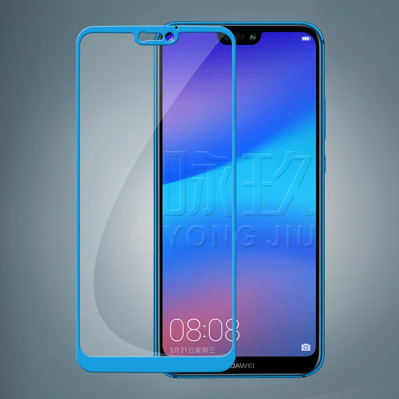 Полное покрытие закаленное стекло для Huawei P20 Защитная пленка экрана Hauwei Pro NOVA3E