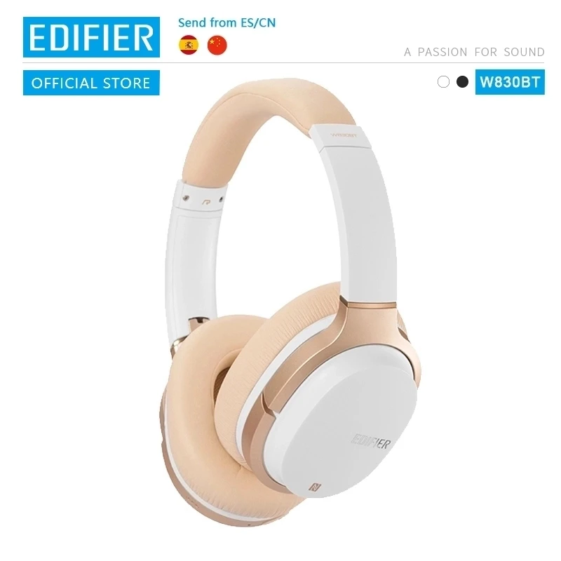 Беспроводные наушники EDIFIER W830BT Bluetooth v4.1 aptX кодек NFC tech с 95 часами воспроизведения