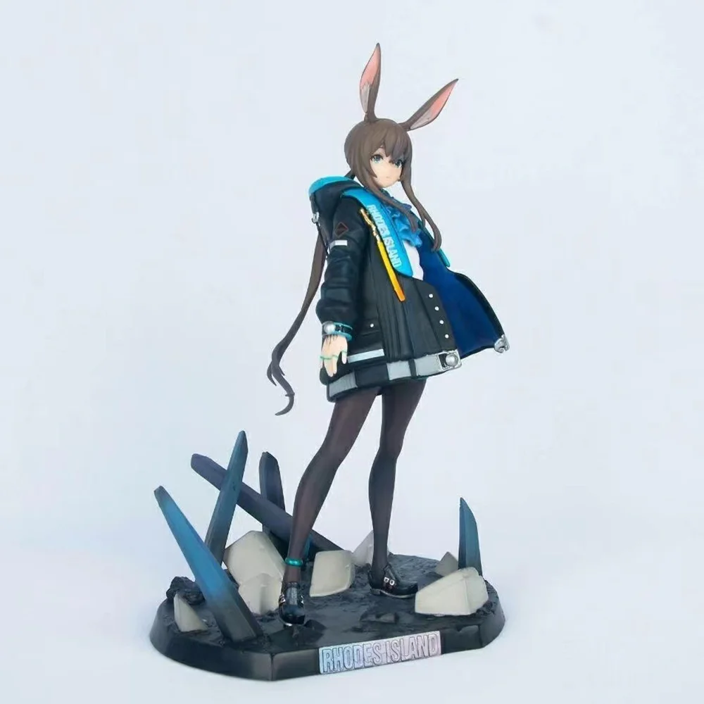 

Tronzo In Stock 25cm Arknights Amiya 1/7 PVC Anime Figure Rabbit Ears Girl Action Figure Collection Model Christmas Gift