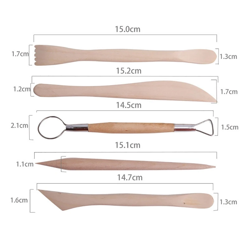 45 шт. гончарная глина скульптуры Наборы инструментов для начинающих