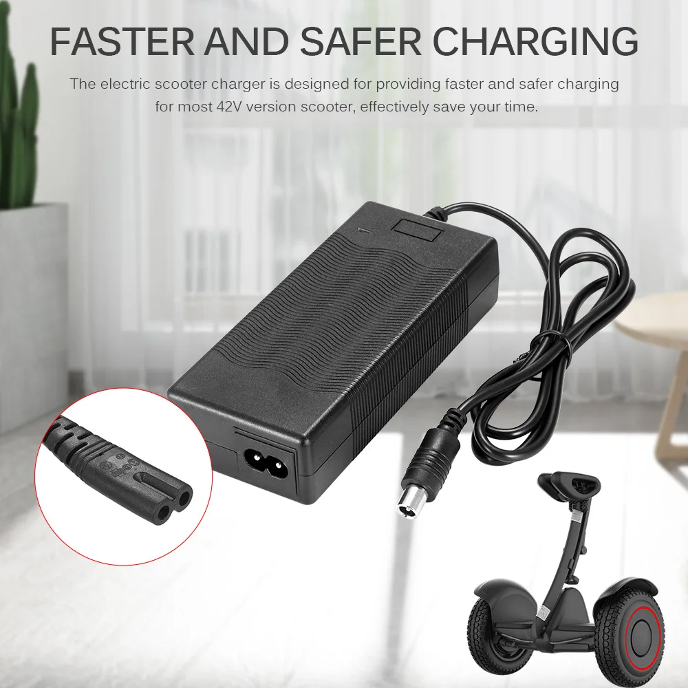 Зарядное устройство для электрического скутера 42 в 2 А адаптер Xiaomi M365 Ninebot Es1 Es2