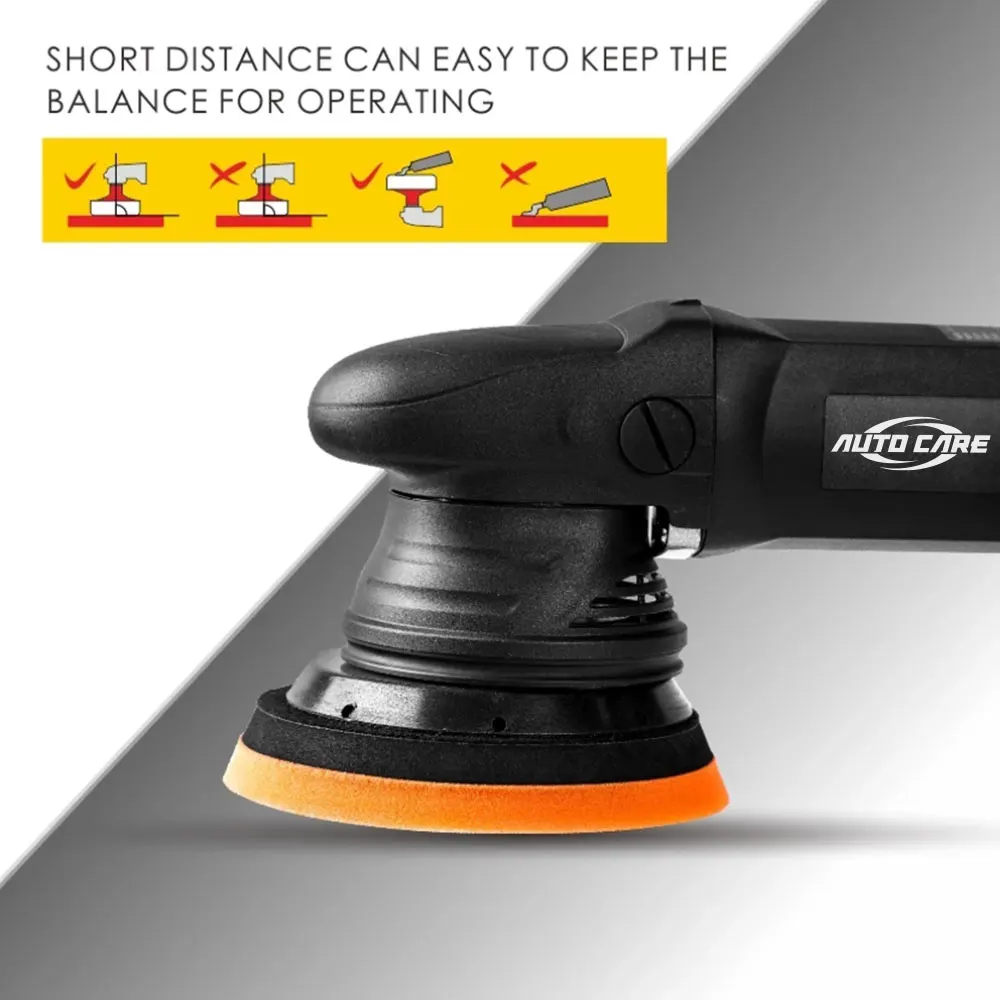 

6inch Electric Car Polisher Dual Action Polisher 15mm 6 Variable Speed Polishing Machine Home DIY Car Polisher