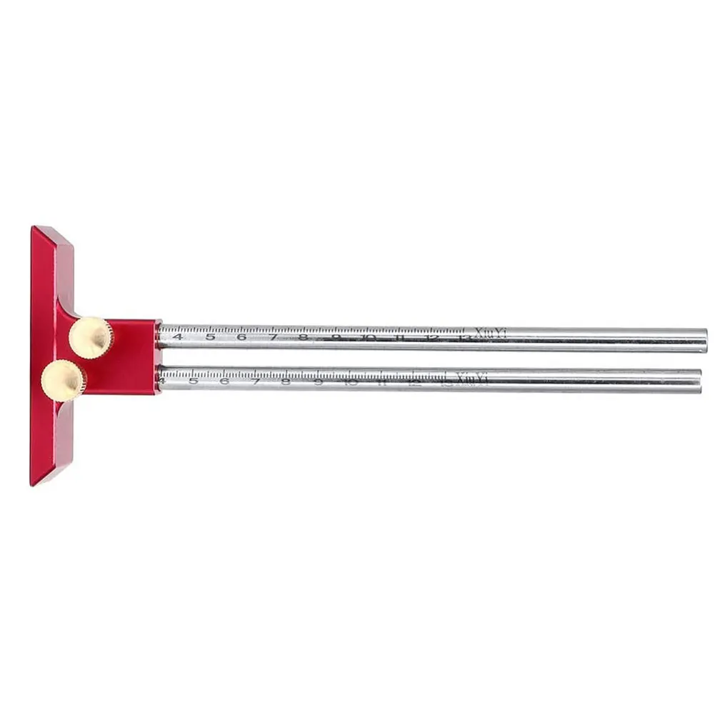 

Stainless Steel Woodworking Marking Gauge European Double Head Mortise Gauge Scribe Blade Scriber Ruler Wooden Scribe-Line