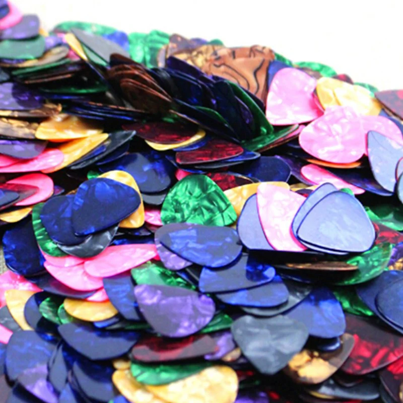 

100pcs Guitar Pick 0.46mm Acoustic Plectrum Celluloid Electric Smooth Accessories