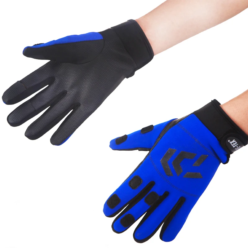 Перчатки для рыбалки на открытом воздухе с тремя пальцами солнцезащитные