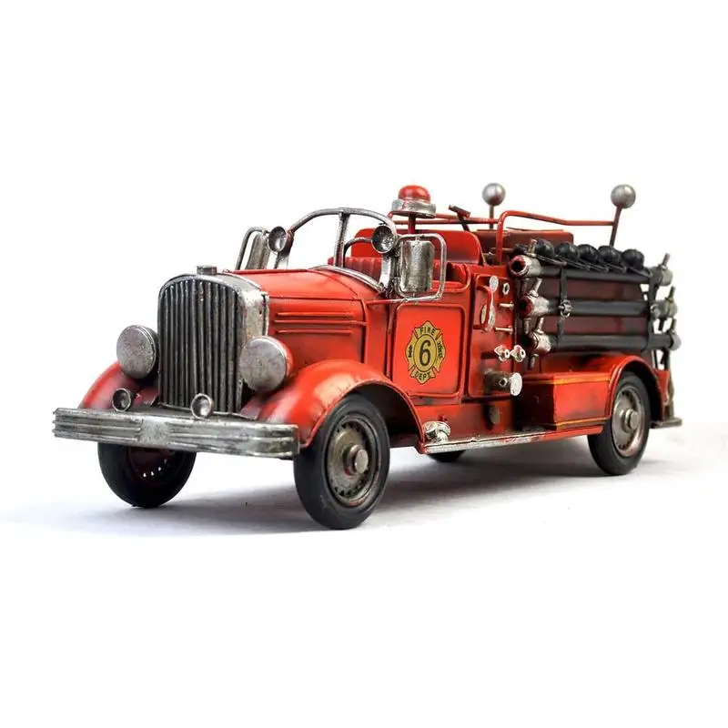 

Red Truck Classic Rustic Vintage Metal Pickup Truck Red Christmas Home Office Decor Children's Gifts Christmas Decorations Model