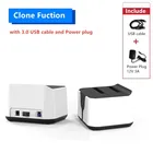 Blueendless корпус жесткого диска usb 3,0 2 Bay 6 ТБ на hdd коробка 2,5 3,5 на ssd hdd sata с настраиваемым потоком воздуха, клон kayfun копирования данных друг с другом hdd считыватель ssd