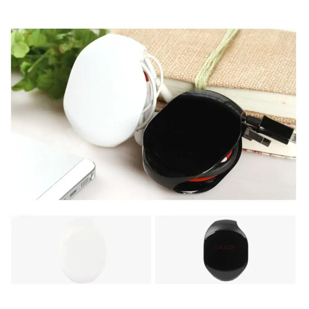 

New Auto Cable Cord Wire Organizer Bobbin Winder Smart Wrap For Earphone Headset