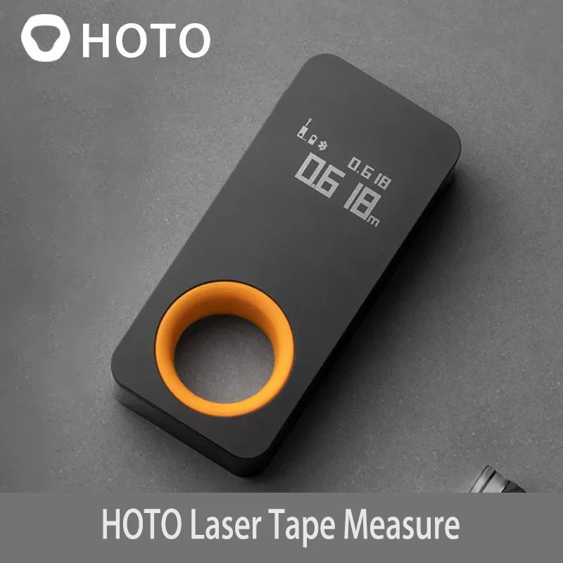 

HOTO Laser Tape Measure, Smart Laser Rangefinder, Intelligent, 30M, OLED Display, Laser Distance Meter, Connect To Mobile Phone