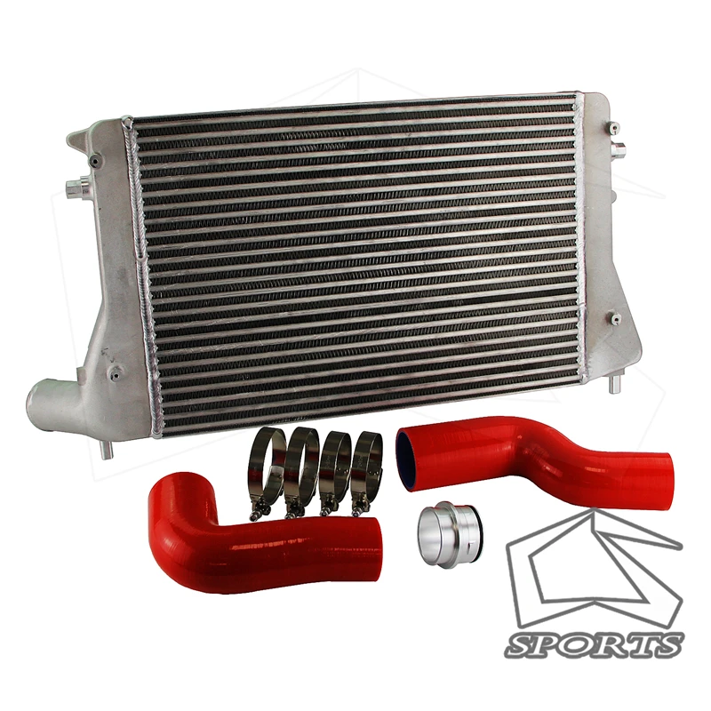 Интеркулер + силиконовый шланг/труба/трубопровод (Версия 2) Наборы для VW 06 10 GTI Golf