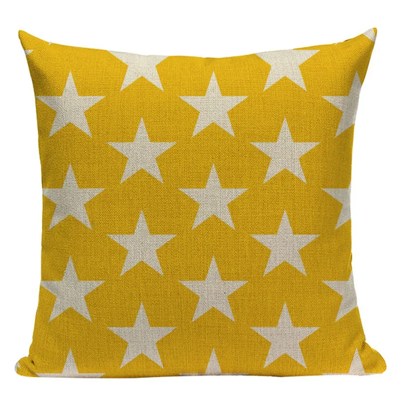 Геометрический желтый стиле из хлопка с сердечком и Графика автокресло