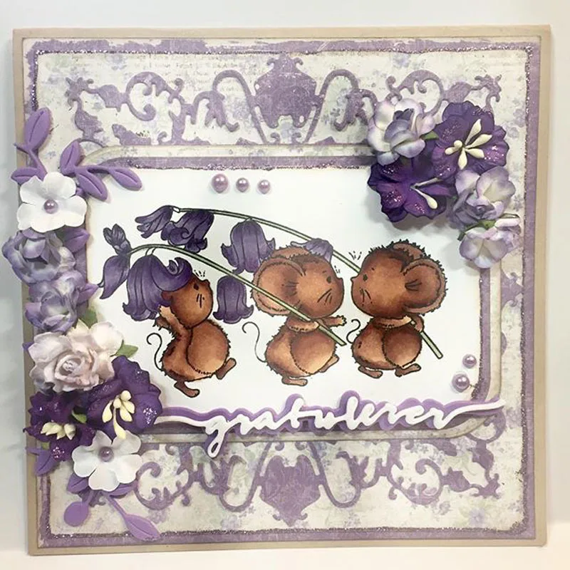 Корона украшения Рамка высечки для изготовления открыток рамка &amp штампы