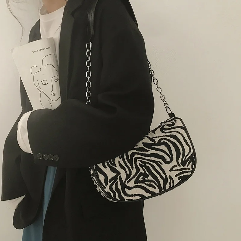 

Полосатая Сумка, женская новая модная сетчатая красная сумка для подмышек, дизайнерская Холщовая Сумка, сумка на цепочке