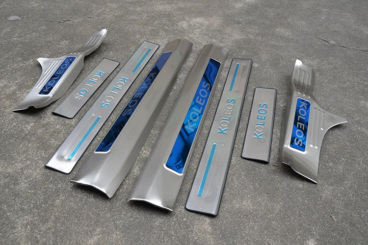 

8 Pcs for 17-2018 Dongfeng Renault Xinke RLEAO Threshold Bar Stainless Steel Welcome Pedal