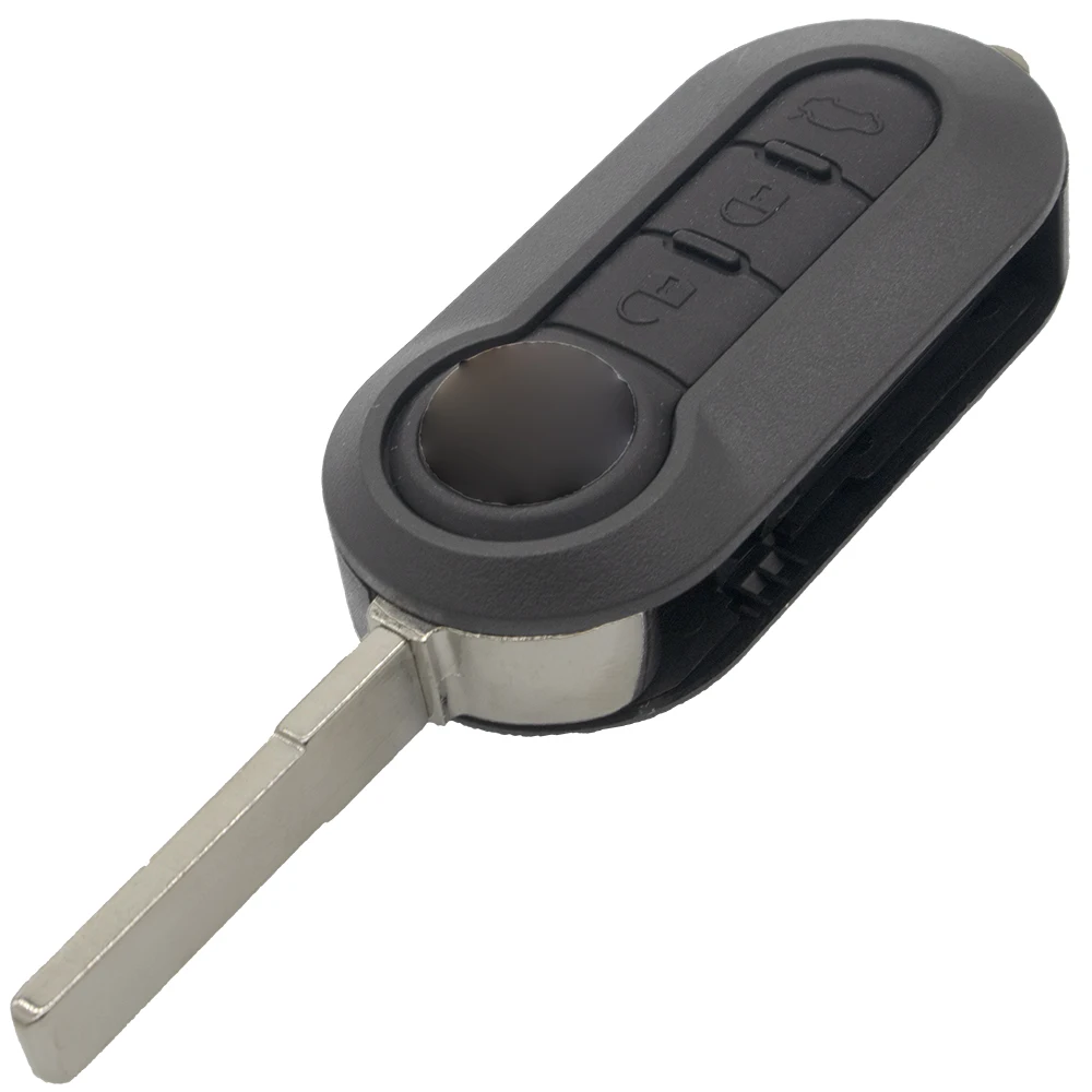 WhatsKey 3 кнопки Раскладной Автомобильный чехол для ключей Fiat 500 Punto Panda Ducat Stilo