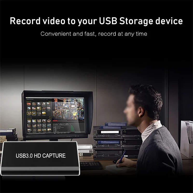 USB Карта видеозахвата HDMI 1080 P 60 кадров в секунду|DVR-карты| |