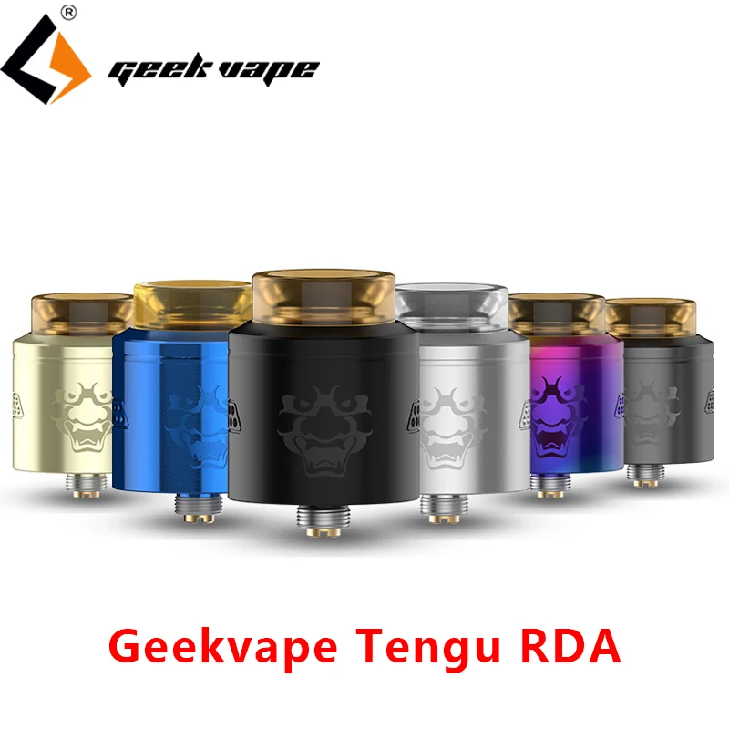 Оригинальный атомайзер Geekvape Tengu RDA электронные сигареты вейп бак с PMMA мундштук