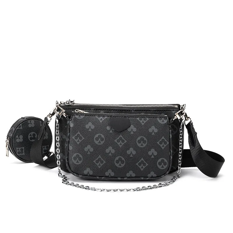 

2021 New Woman Shoulder Bag High Quality PU Chain Messenger Bag Fashion Handbag Chest Bag Luxury Bag Bag 2021 Female Bag Trend